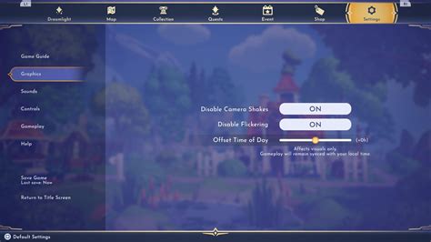 How to change the time of day in Disney Dreamlight Valley