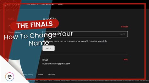 How to change your name in The Finals