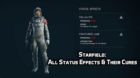 How to check Status Effects in Starfield