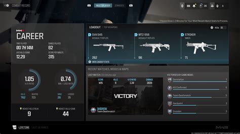 How to check the leaderboards &amp; KD ratio in MW3