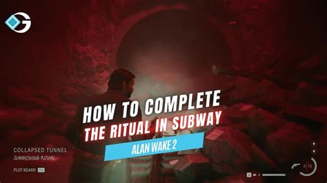 How to complete the Alan Wake 2 ritual in the subway
