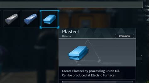 How to craft Plasteel in Palworld