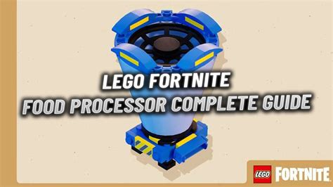 How to craft the Food Processor in LEGO Fortnite