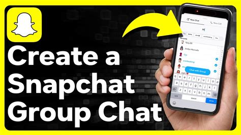 How to create a group chat on Snapchat