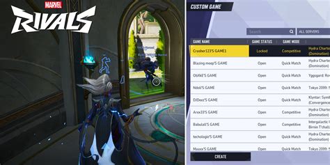 How to create custom games in Marvel Rivals