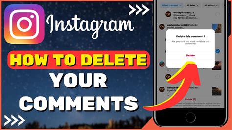 How to delete comments on Instagram app