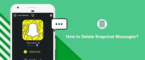 How to delete messages on Snapchat