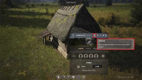 How to demolish buildings in Manor Lords
