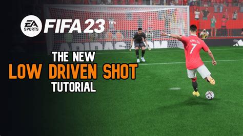 How to do a low driven shot in FIFA 23