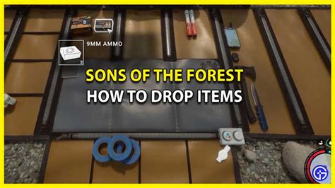 How to drop inventory items in Sons of the Forest