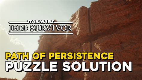 How to find the Star Wars Jedi: Survivor Path of Persistence puzzle