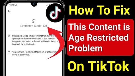 How to fix “this post is age-protected” error on TikTok