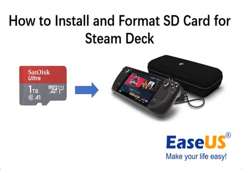 How to format a microSD card on the Steam Deck
