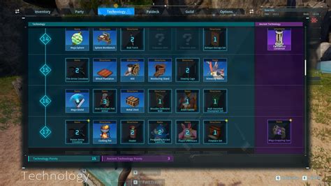 How to get Ancient Technology Points in Palworld