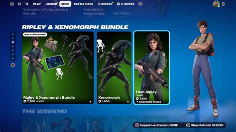 How to get Ellen Ripley and Xenomorph skins in Fortnite