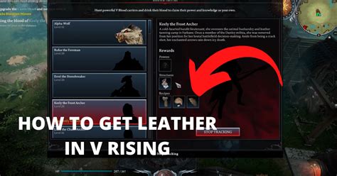 How to get Leather in V Rising