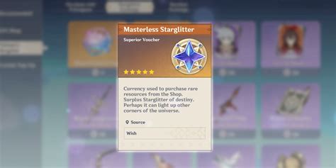 How to get Masterless Starglitter in Genshin Impact