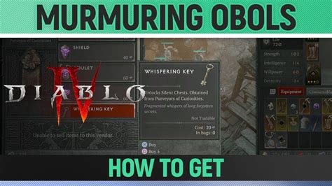 How to get Murmuring Obols in Diablo 4