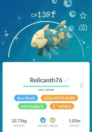 How to get Relicanth in Pokemon Go