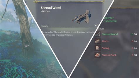 How to get Shroud Wood in Enshrouded