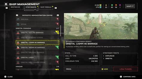 How to get and use the Orbital 120mm HE Barrage in Helldivers 2