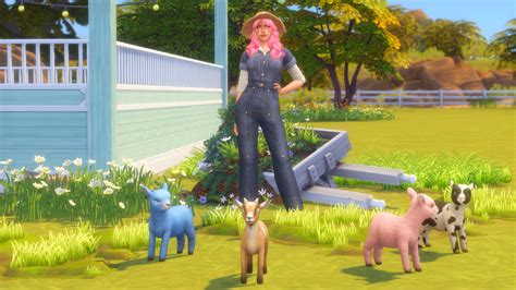 How to get goats and sheep in The Sims 4 Horse Ranch