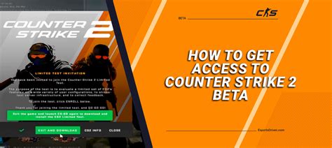 How to get into the Counter Strike 2 beta
