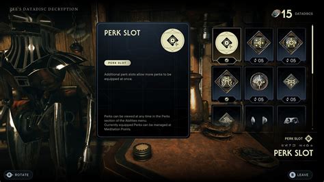 How to get more Perk slots in Jedi Survivor
