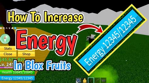 How to get more energy in Blox Fruits