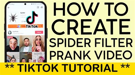 How to get the spider filter on TikTok