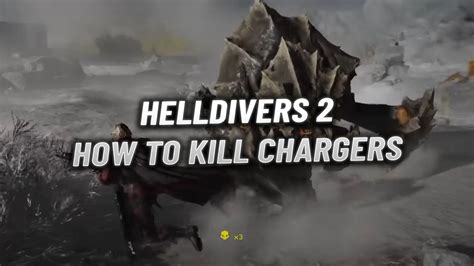 How to kill Chargers in Helldivers 2
