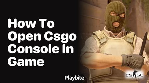 How to open the CSGO console