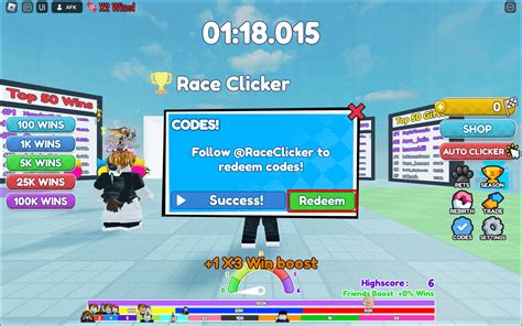 How to redeem Race Clicker codes in Roblox