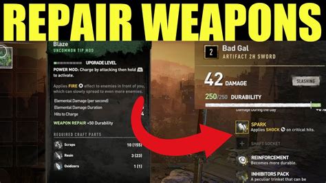 How to repair weapons in Dying Light 2