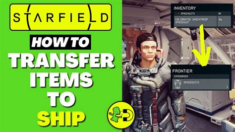 How to transfer items to companions in Starfield