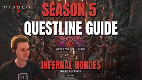 How to unlock Season 5 questline in Diablo 4