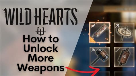 How to unlock more weapons in Wild Hearts