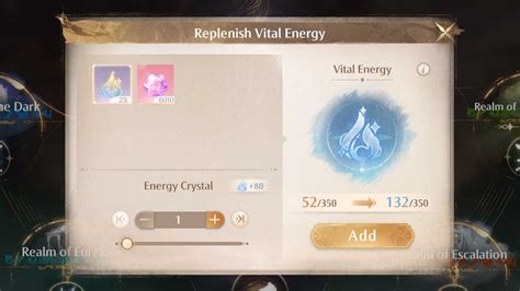 How to use Energy in Infinity Nikki