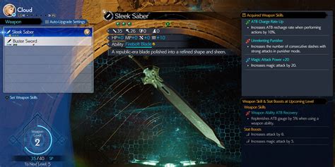 How to use Final Fantasy 7 Rebirth weapon upgrades