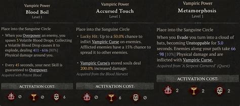 How to use Vampiric Powers in Season 4