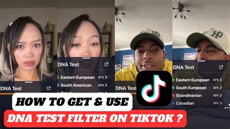 How to use the DNA Test filter on TikTok