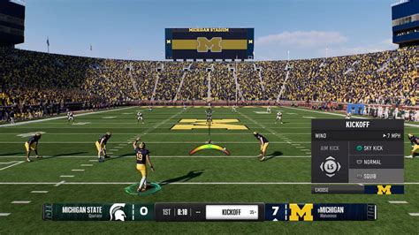 How to use the kicking meter in College Football 25