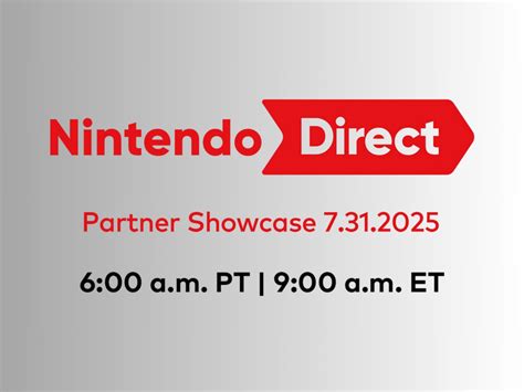 How to watch the Nintendo Direct Partner Showcase stream
