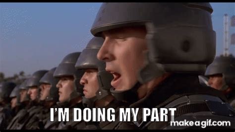 I’m doing my part