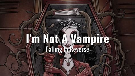 I’m not a vampire!