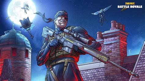 Iconic MGS4 intro given recreated with a Fortnite spin