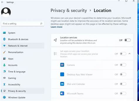 Improve Privacy by Disabling Location Access on Windows 11