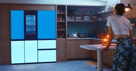 LG Showcases Color-Changing Refrigerator!
