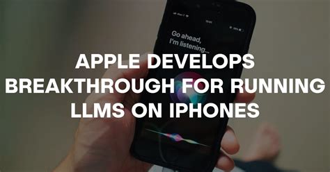 LLMs on iPhones