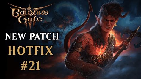 Larian Announces a New Patch for Baldur’s Gate 3 – HotFix #21